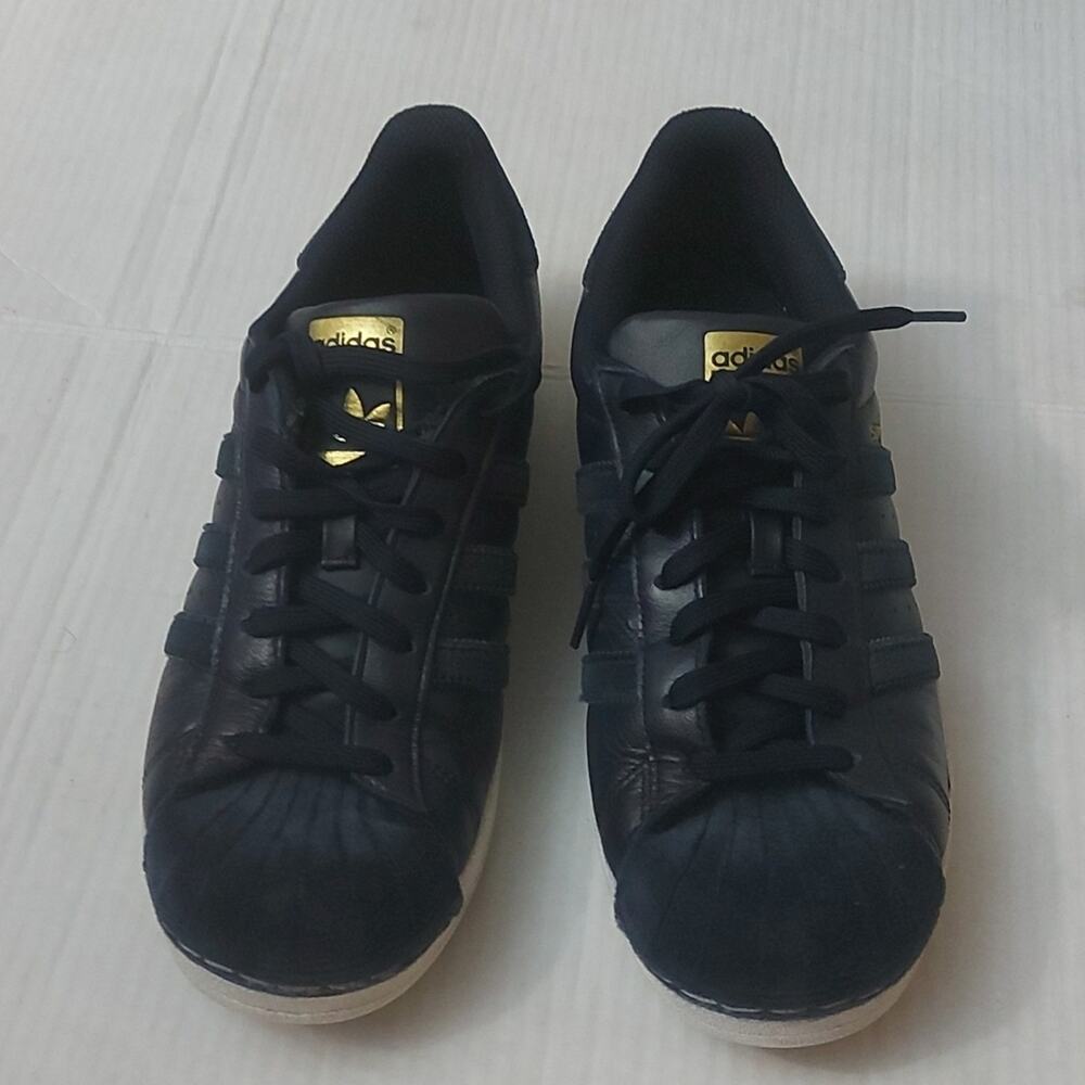 Adidas Men's Superstar Shelltoe Blue Suede 10 Streetwear Y2K Run DMC Athleisure